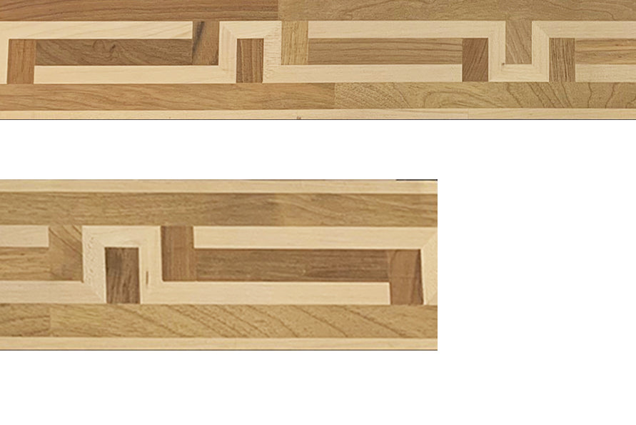 Border #4 Solid Hardwood Unfinished