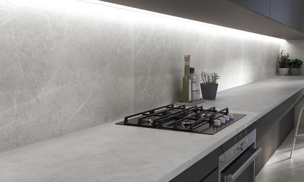 ALT013SJ Altamura Silver Polished Large Format 48 x 48 Porcelain Tile