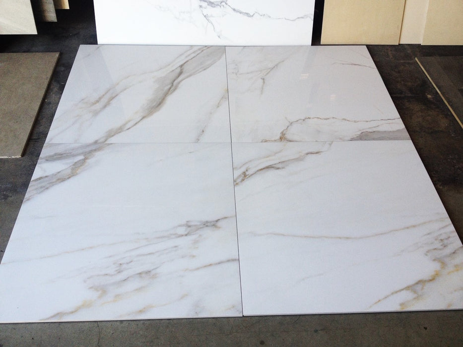 Calacatta Gold BMB1540 Polished Porcelain Tile 32" x 32"