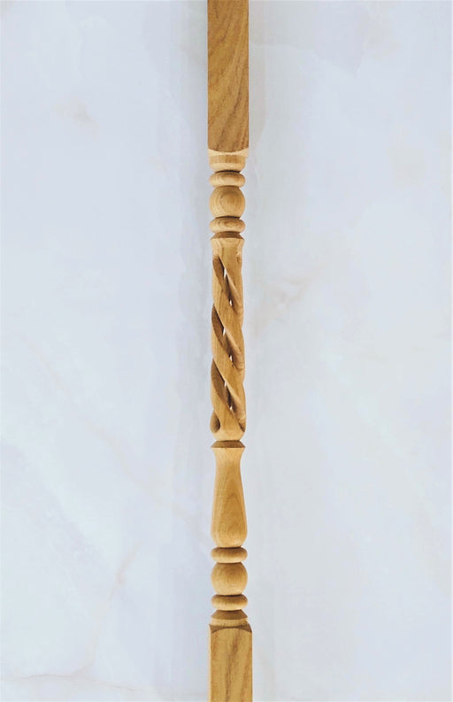 Baluster Twist Square Top 2" Bottom Square 42" H