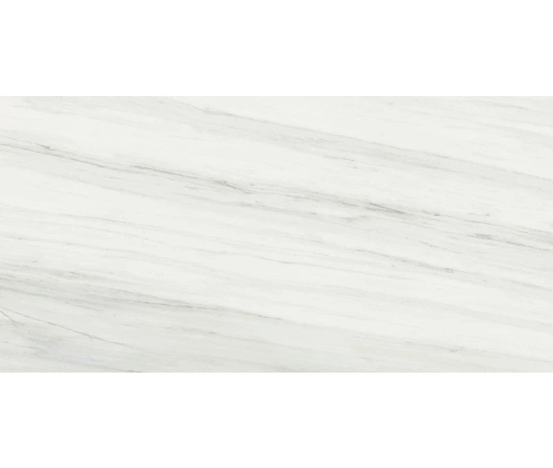 DOL012 Dolomite Pearl Marble-Look Polished Porcelain Tile 24 x 48