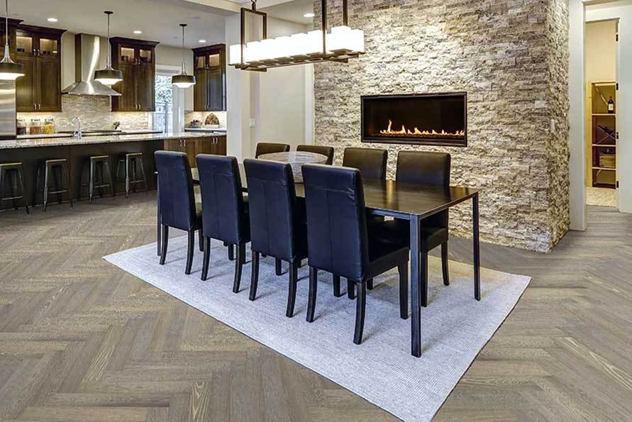 Lago Vico Engineered Herringbone 4-3/8" wide