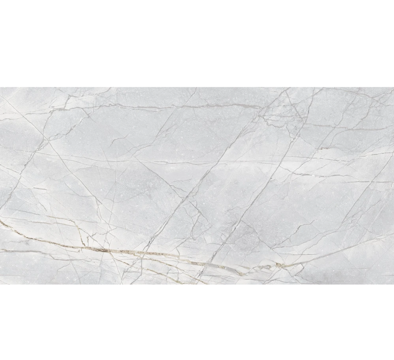 Marmi Invisible Grey Polished Large Format Porcelain Tile 24" x 48"