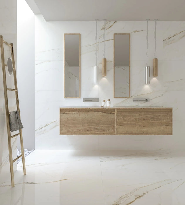Calacatta Gold NV 1540-1 Polished Porcelain Tile 24 x 24