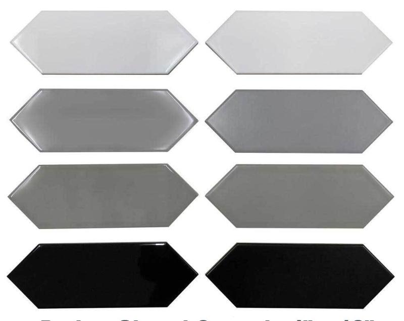 Parker Glazed Ceramic Tiles 4" x 12" Glossy and Matte by Ottimo