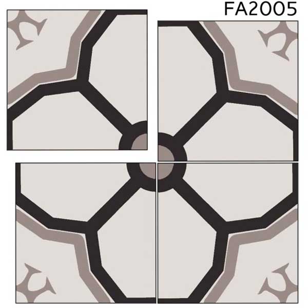 Glazed Matte Broadway 8' x 8" Porcelain Mosaic FA2005