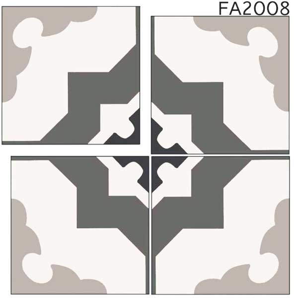 Glazed Matte Broadway 8" x 8" Porcelain Mosaic FA2015