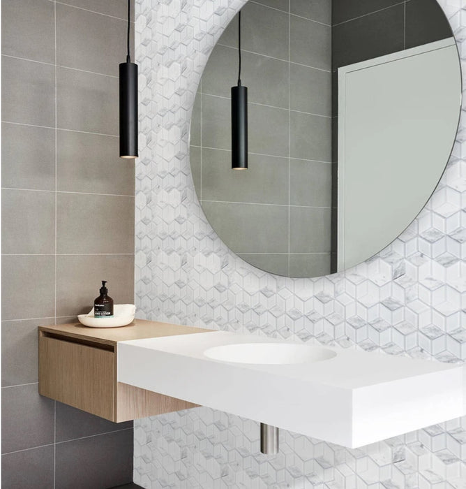 ROYAL091 Glass and Marble Mosaic 10 3/4" x 12"- sold by piece