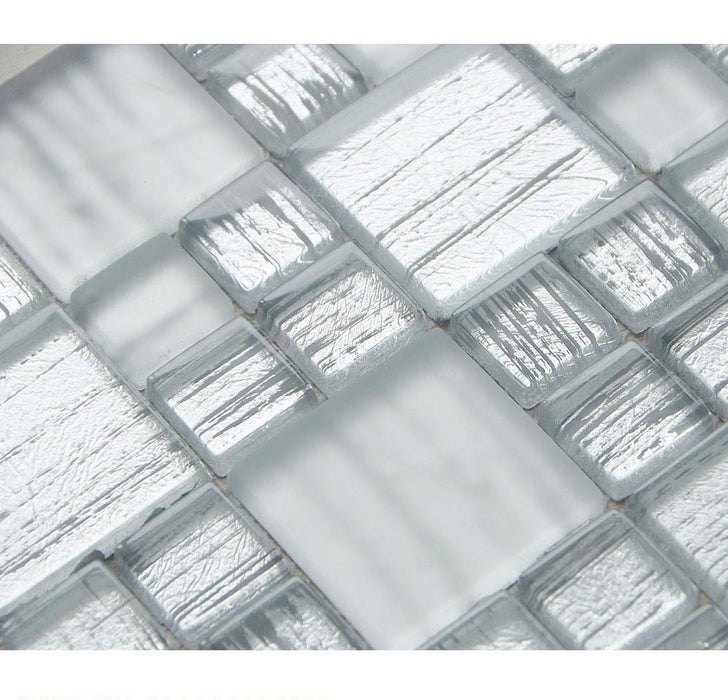 ROYAL079 Glass Mosaic 11.75"x 11.75"x 0.32"- sold by piece