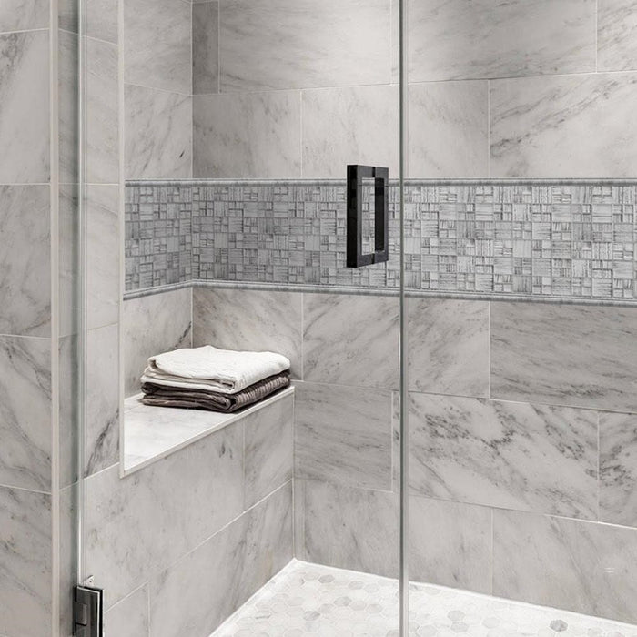 ROYAL079 Glass Mosaic 11.75"x 11.75"x 0.32"- sold by piece