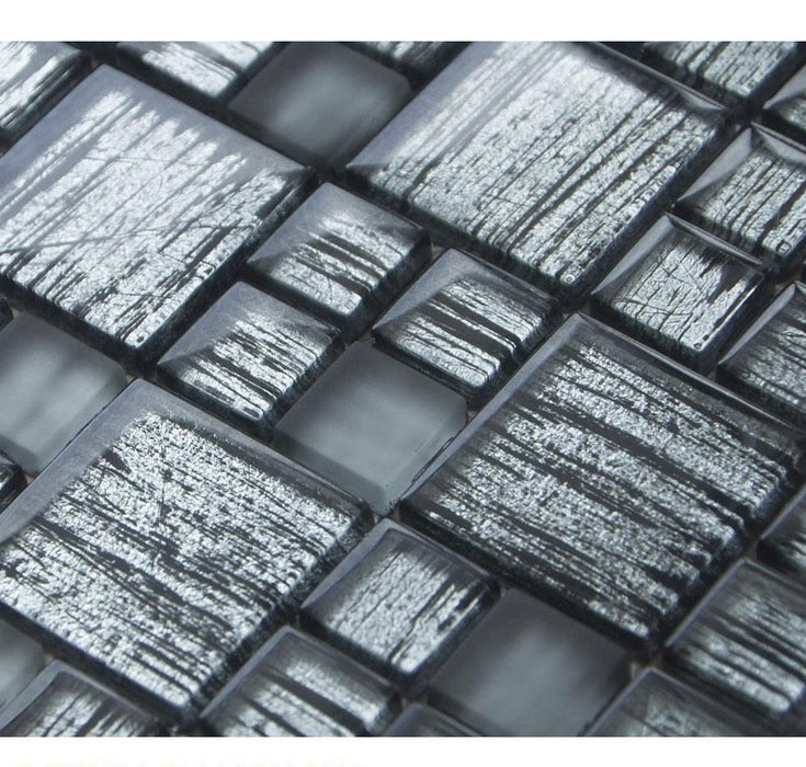 ROYAL080 Glass Mosaic 11.75"x 11.75"x 0.32"- sold by piece