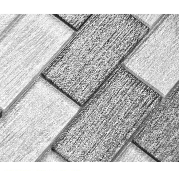 ROYAL085 Glass Mosaic 11.75"x 12" x 0.32"- sold by piece