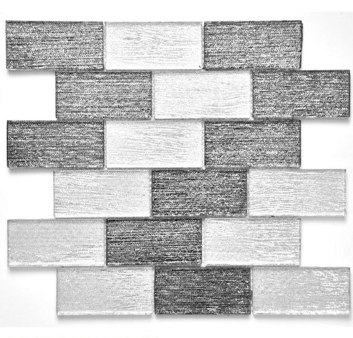 ROYAL085 Glass Mosaic 11.75"x 12" x 0.32"- sold by piece