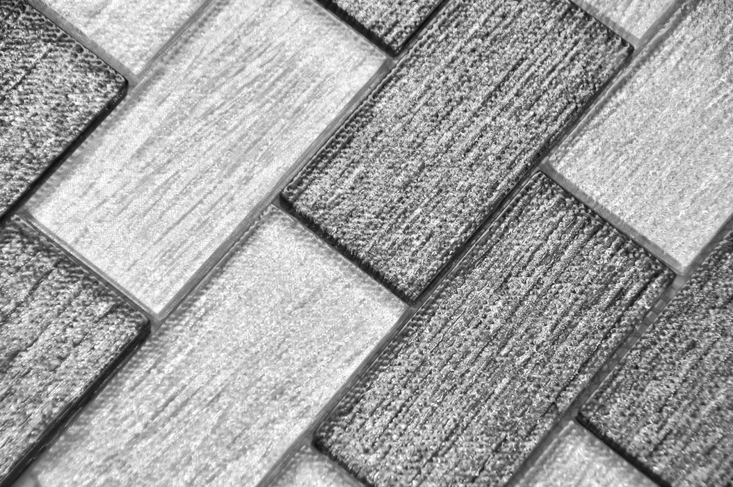 ROYAL085 Glass Mosaic 11.75"x 12" x 0.32"- sold by piece