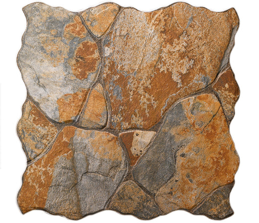 Siena Canet Oxido Porcelain Floor Tile 18" x 18"