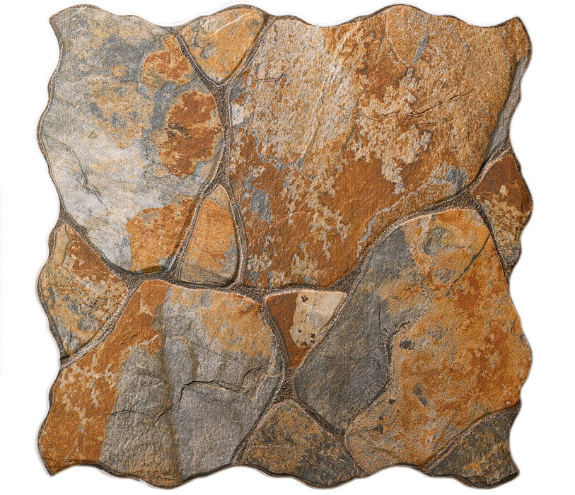 Siena Canet Oxido Porcelain Floor Tile 18" x 18"