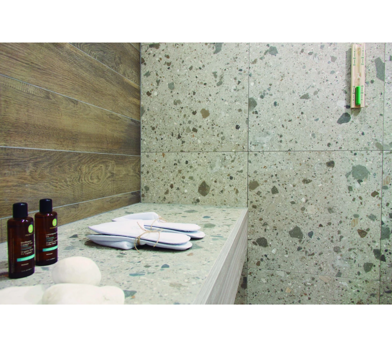 Sweet Home SWH10J Large Format Tile Terrazza White Porcelain Tile 24" x 48"