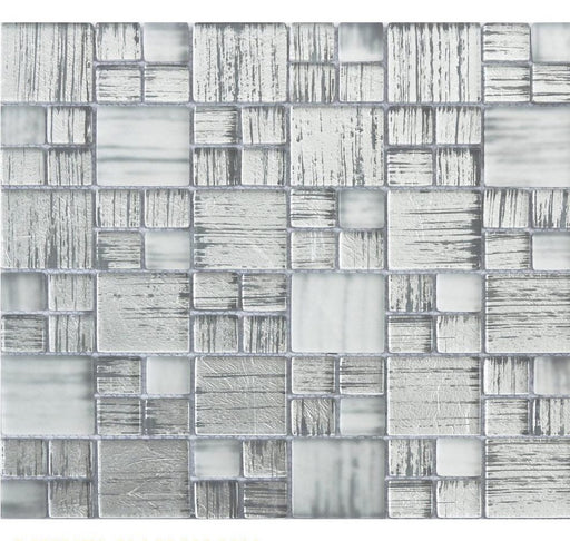 ROYAL079 Glass Mosaic 11.75"x 11.75"x 0.32"- sold by piece