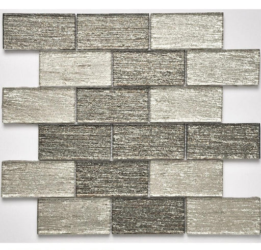 ROYAL084 Glass Mosaic 11.75"x 12" x 0.32"- sold by piece