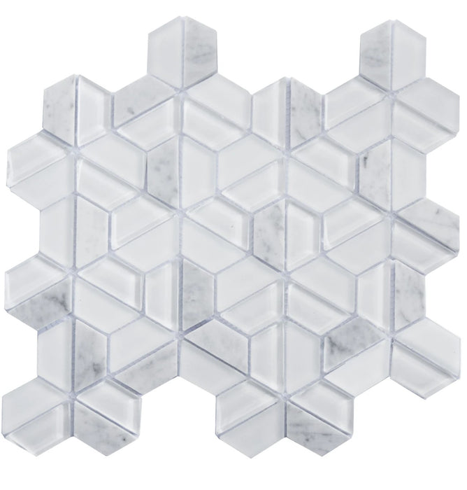 ROYAL090 Glass and Marble Mosaic - sold by piece