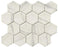 VR50 Verona Calacatta Recycled Glass 12 x 12 Hexagon Mosaics (3x3 chips)